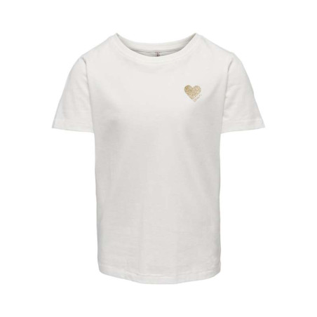 T-shirt manches courtes avec logo cœur "KOGKITA S/S LOGO TOP JRS NOOS" KIDS ONLY