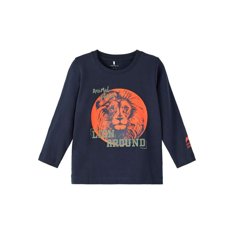 T-shirt manches longues animal planet "NMMJANG ANIMALPLANET LS TOP BOX BFU" NAME IT