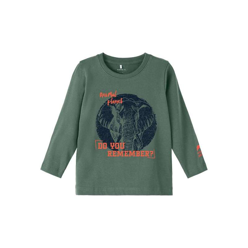 T-shirt manches longues animal planet "NMMJANG ANIMALPLANET LS TOP BOX BFU" NAME IT
