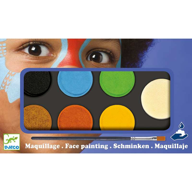 Maquillage enfant \"Palette 6 couleurs - Nature\" DECO