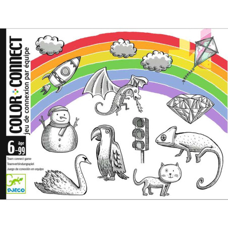 Jeux de cartes "Color connect" DJECO