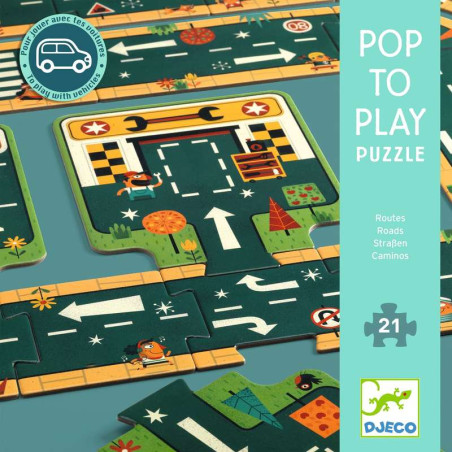 Pop to play  "Routes" DJECO