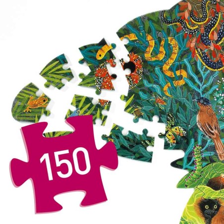 Puzzle 150 pcs "Chameleon" DJECO