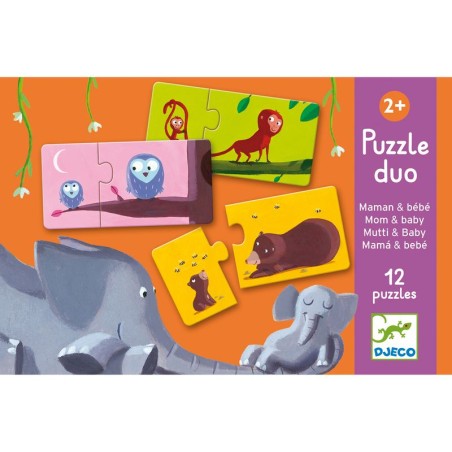 Puzzle duo "Maman et bébé" DJECO