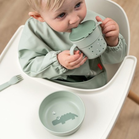 Tasse d'apprentissage "Foodie spout cup Happy dots Green" DONE BY DEER